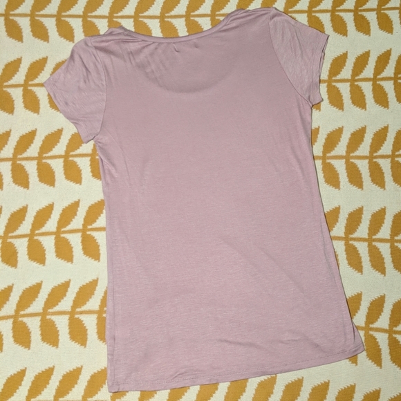 Glitz mauve knotted tee NWOT - Picture 3 of 8